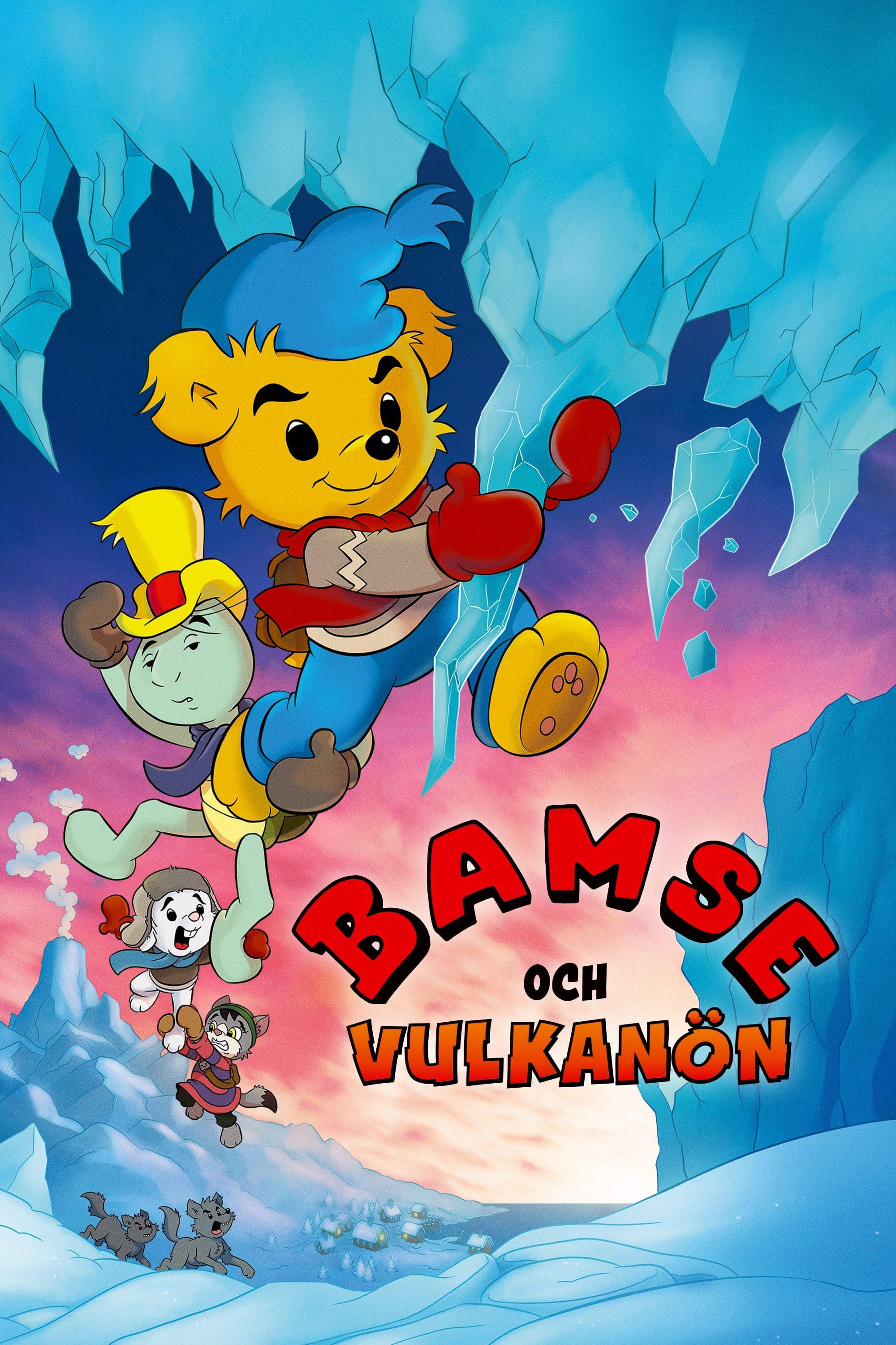  Miś Bamse na wulkanie 